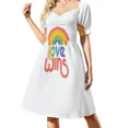 thumbnail image 3 of Vestido de manga corta con copa de vino tinto, vestidos de noche, vestidos de verano, vestidos para mujer, vestidos formales para ocasiones especiales., 3 of 7