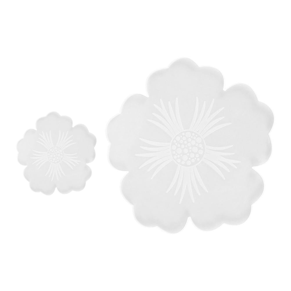 LOLIPPYY 2pcs UV Epoxy Resin Molds Silicone Fruit Tray Mold Casting Mold