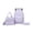 Light Purple, variant on Lunch Backpack for Students, Large Capacity Lightweight School Backpack with Insulated Lunch Bag, Casual Bookbag for Travel and Daily Use