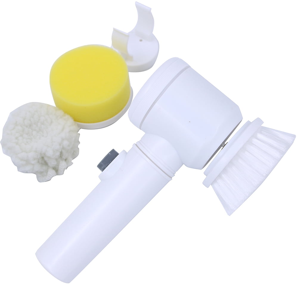 5in1 Electric Bathroom Cleaning Brush Kitchen Tile Cleaner Handheld Scrubber Too 