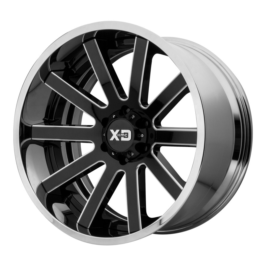 XD XD200 HEIST 20X10 5X127 -18ET 87.1CB GLOSS BLACK MILLED CENTER ...