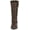 BROWN/PU, variant on DREAM PAIRS Women's Winter Fully Faux-Lined Zipper Closure Snow Knee High Boots