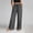 Dark Gray, variant on ZGRBOU Women's Wide Leg Pants Casual Side Striped High Waisted Palazzo Trousers with Pockets Color Block Sweatpants