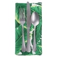 thumbnail image 3 of DII Modern Cotton Banana Leaf Print Napkin in Green (Set of 6), 3 of 9