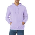 thumbnail image 1 of INSPIRE CHIC Men's Hoodie Sweatshirt Long Sleeves Solid Drawstring Pullover 2XL Light Purple, 1 of 7