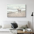 thumbnail image 2 of PixonSign Canvas Print Wall Art Caribou Walks Along Mountain Range Animals Wildlife Photography Realism Contemporary Relax/Calm Multicolor Cool for Living Room, Bedroom, Office - 32"x48", 2 of 5