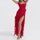 thumbnail image 4 of Vestido de fiesta de señora para mujer Vestido de fiesta de cóctel con volantes divididos Vacaciones en la playa sin espalda FLhrweasw Nuevo, 4 of 7