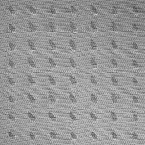 Ahgly Company Indoor Square Patterned Gray Cloud Gray Area Rugs, 8' Square