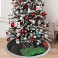 thumbnail image 6 of Terraria Christmas Tree Skirt with Tassel Thickened Xmas Tree Base Cover for Decorations Holiday Party, 6 of 7