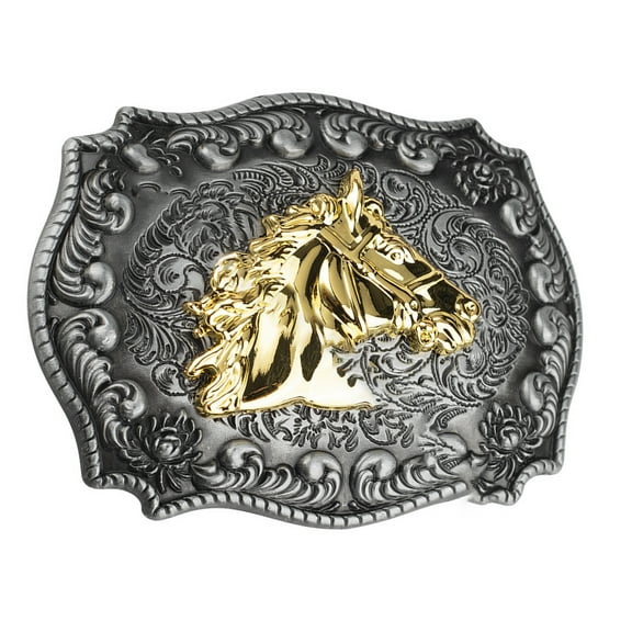 Long Horn Belt Buckle Metal Belt Buckle For Men Cowboy Big Cowboy Belt Buckle Vintage Western Belt Buckle Head