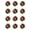 #3, variant on 12 Pack 10.6 Inch Mini Norfolk Pine Wreaths, Artificial Evergreen Rings, Small Christmas Greenery for Door Cabinet Window Wall Decor