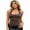 Dark Grey, variant on Women's Halter Tank Tops Summer Dot Print Sleeveless Backless Tie Neck Vest Slim Fit Going Out Shirt