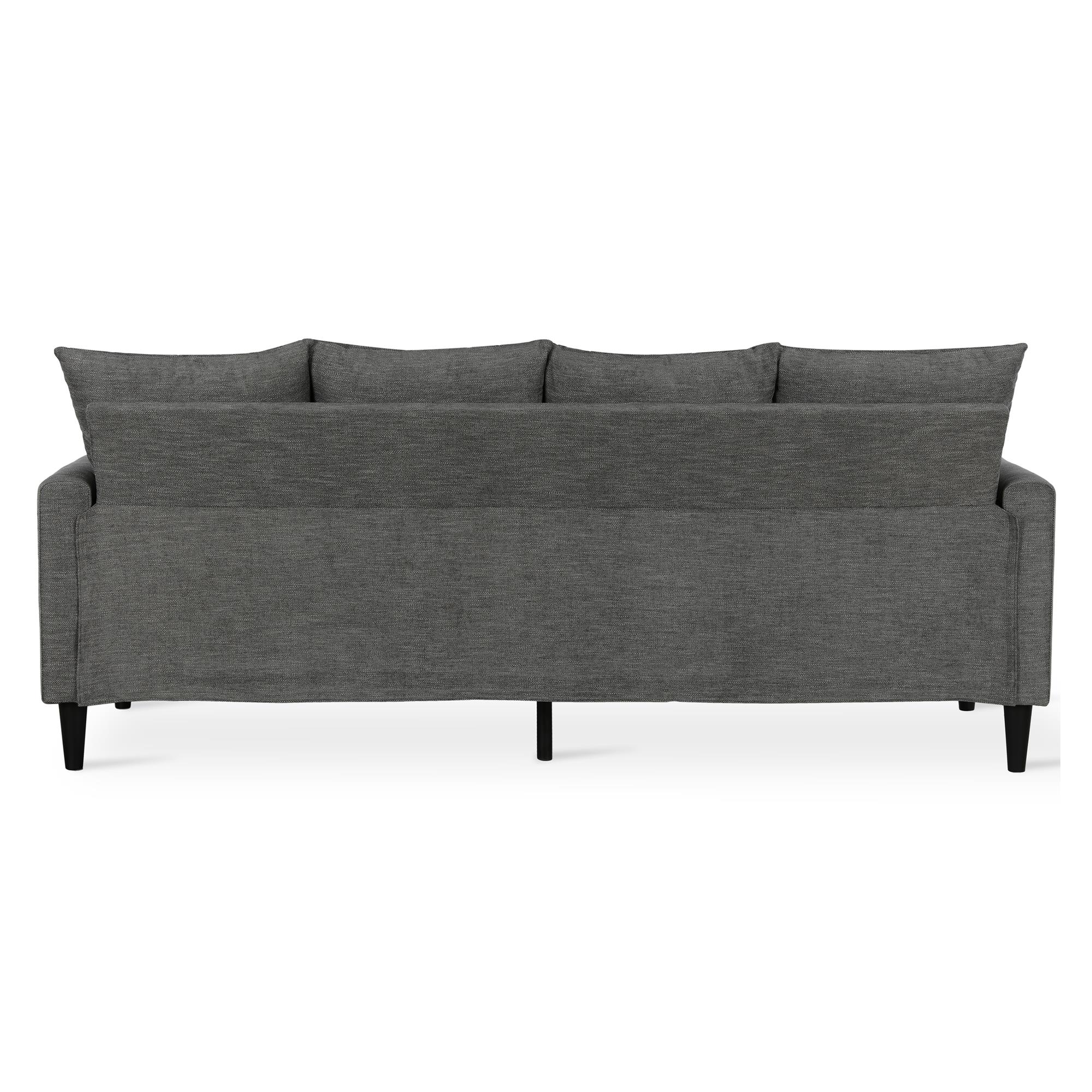 DHP Keaton Reversible Sectional with Pillows, Gray - image 2 of 14