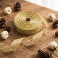 thumbnail image 2 of HWRETIE Glitter Mesh Wired Ribbon Roll 2M,Sheer Crinkle Net Decorative Ribbon for Christmas Tree,Wreath,Gift Wrapping,Home Holiday Decor, 2 of 7