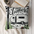 thumbnail image 3 of YINGXI Making Memories One Campsite at a Time Throw Pillow Covers Outdoor Camping Pillowcase for Vacantion Decoration 18x18in, 3 of 5