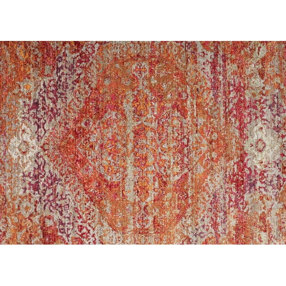Ahgly Company Indoor Rectangle Traditional Red Persian Area Rugs, 2' x 5'