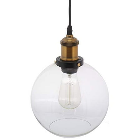 Barnyard Designs Pendant Light With Round Globe Gl Shade Modern Barnyard Designs Pendant Light With Round Globe Gl Shade Modern Retro Hanging Fixture 8