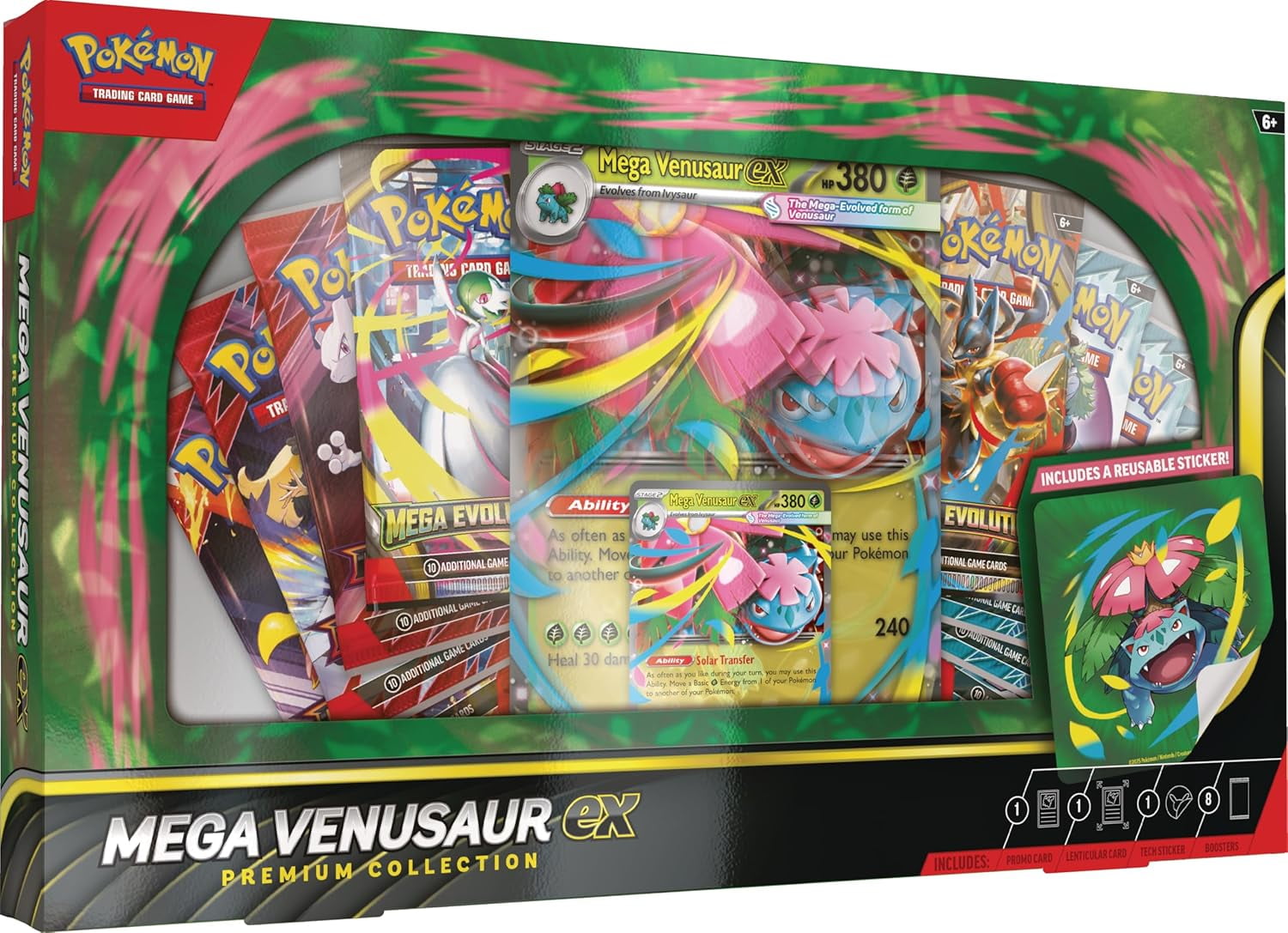 MEGAEXカード 6 BOX Pokemon TCG: Mega Venusaur ex Premium Collection - Walmart.ca
