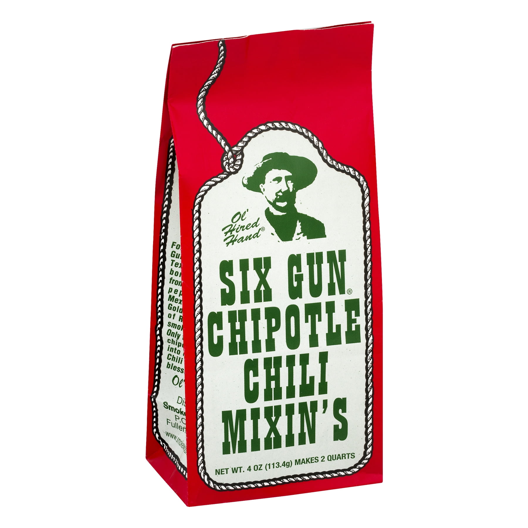 Ol Hired Hand Six Gun Chipotle Chili Mixin's - Walmart.com