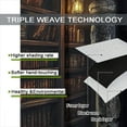 thumbnail image 6 of Retro Bookshelf Curtains Library Bookshelf Ladder Candle Decoration Blackout Curtains Suitable for Bedroom Study Classroom Living Room Blackout Rod Curtain Insulation 52x84 Inches, 6 of 6