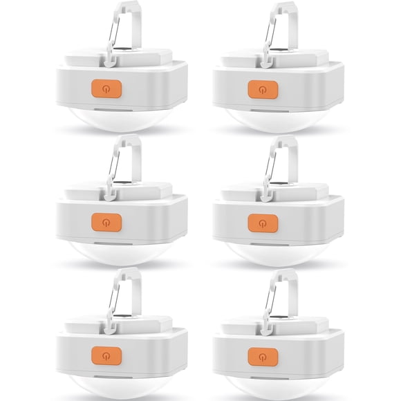 Linterna de Camping Recargable FLY2SKY 6 Piezas Luz Blanca 510 Lúmenes