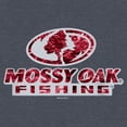 thumbnail image 2 of Women's Mossy Oak Red Water Bold Logo Racerback Tank Top Navy Blue Heather X Small, 2 of 4