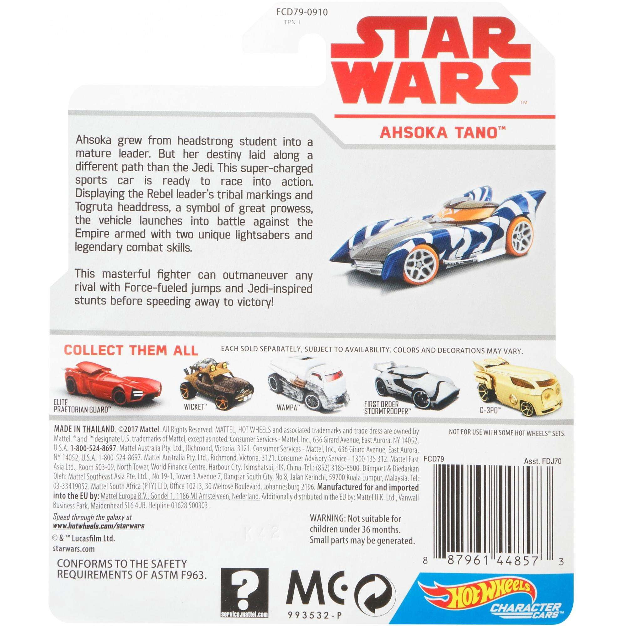 Hot Wheels Star Wars Ahsoka Tano Vehicle