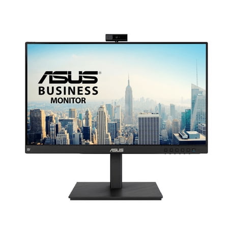 UPC: 0195553747547 | ASUS 23.8” 1080P Video Conferencing Monitor (BE24EQSK) – Full HD  IPS  Built-in Adjustable 2MP Webcam  AI Noise-canceling Mic  Speakers  Eye Care  DisplayPort  HDMI  Wall Mountable  Height Adjustable