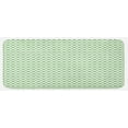 thumbnail image 1 of Green Kitchen Mat, 60s 70s Pop Art Inspired Retro Green Polka Dots Circles Vintage Design Art, Plush Decorative Kitchen Mat with Non Slip Backing, 47" X 19", Fern Green and White, by Ambesonne, 1 of 1