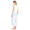 thumbnail image 3 of Women's Printed Sleeveless Top & Capri Pajama Set, 3 of 5