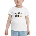 thumbnail image 2 of My First Eid Funny Toddler T Shirts for Boys Girls (White, Youth S), 2 of 5