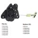 thumbnail image 1 of Tailgate Lock Trunk Latch Actuator for Chrysler 300 Dodge Charger Avenger 5056244AD, 931714, 1 of 5