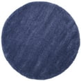 thumbnail image 2 of SAFAVIEH California Plush Solid Shag Area Rug, Periwinkle, 6'7" x 6'7" Round - Modern Design, Periwinkle, Non-Shedding & Easy Cleaning, Ultra Plush Thick Pile, Ideal for Living Room, Bedroom, 2 of 11