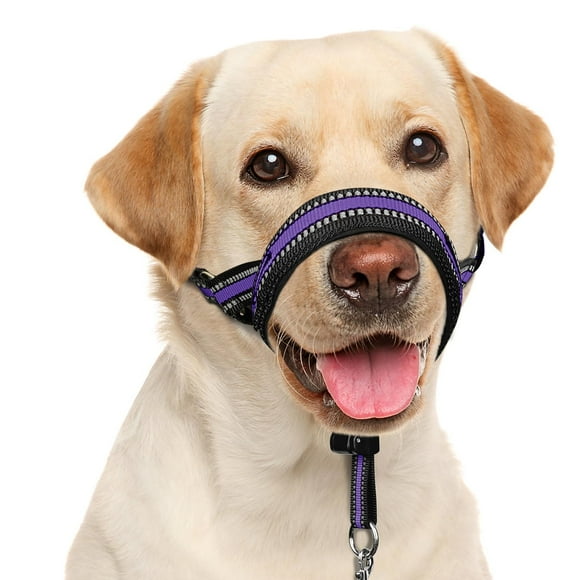 Collar para cabeza de perro BARKLESS Soft, no tira, acolchado, de entrenamiento XL