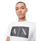 thumbnail image 1 of Camiseta Armani Exchange con cuello redondo y logotipo cuadriculado para hombre, 1 of 4