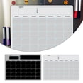 thumbnail image 6 of Acrylic Magnetic Calendar Fridge Magnet Calendar Month Calendar Week Calendar Tablet Small Magnet Refrigerator Message Board Kitchen Refrigerator Reminder Stickers, Notebooks, Shopping Lists, 6 of 7