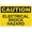 Warning Sign 2, variant on Metal Sign, Caution Sign, ELECTRICAL SHOCK HAZARD, for office, enterprise, safety signs, equipment Warning signs, etc 8 x 12 Inch