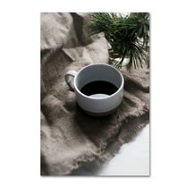 Trademark Fine Art 'Coffee And Pine' Canvas Art by Thomas