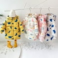 thumbnail image 4 of Esaierr Kids Baby Boys Girls Winter Puffer Hoods Cotton Coats Cute Cartoon down Cotton Jacket 1-10Y Toddler Autumn Winter Puffer Outwear Cotton Coat, 4 of 9