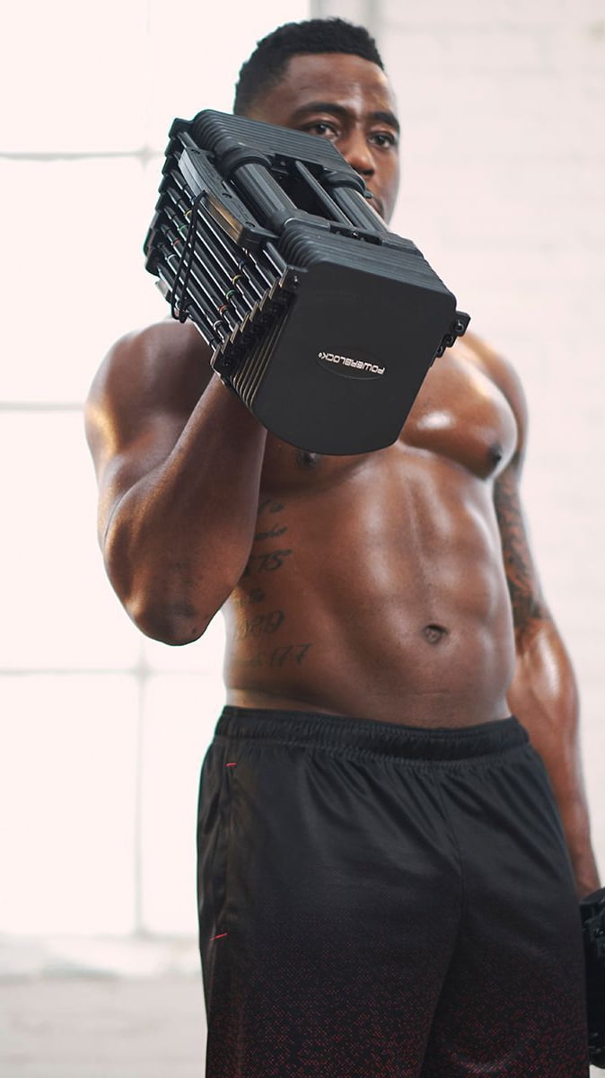 PowerBlock Pro 50 Adjustable Dumbbells, 5-50 lb. Dumbbells