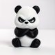 thumbnail image 1 of Figura de Panda Enojado Impresa en 3D - Cara Feroz con Patas y Garras, Plástico Duradero / Decoración para Exteriores, Regalo Colectible Lindo y Agresivo para Hogar, 1 of 5