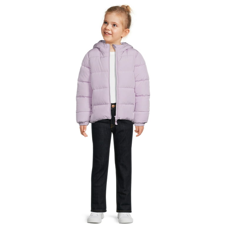 Girls winter fleece lined down alternative thermoplume coat hotsell
