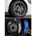 thumbnail image 4 of 4PCS Car 3D Disc Brake Caliper Cover, Front Rear Aluminum Alloy Stylish Design Easy Installation Guard Protector Cover Replacement Kit for  Model, Y 19 20in Wheels Hub, 4 of 7