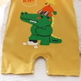 thumbnail image 4 of Sopiago Baby Boys Girls Romper One-Piece Beach Outfit Summer Clothes 0-24 Months Newborn Romper Baby Boy Yellow,6-9 Months, 4 of 4