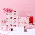 thumbnail image 4 of Papel de regalo BIOBROWN con forma de lazo rosa con forma de piedra, 43 x 10 m, Navidad, 4 of 7