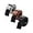 Black Buckle - Grey+Black+Blown, variant on AWAYTR Kids Adjustable Magnetic Buckle Belts, Elastic Stretch Comfort Waist Bands for Children Jeans Uniform, 3PCS