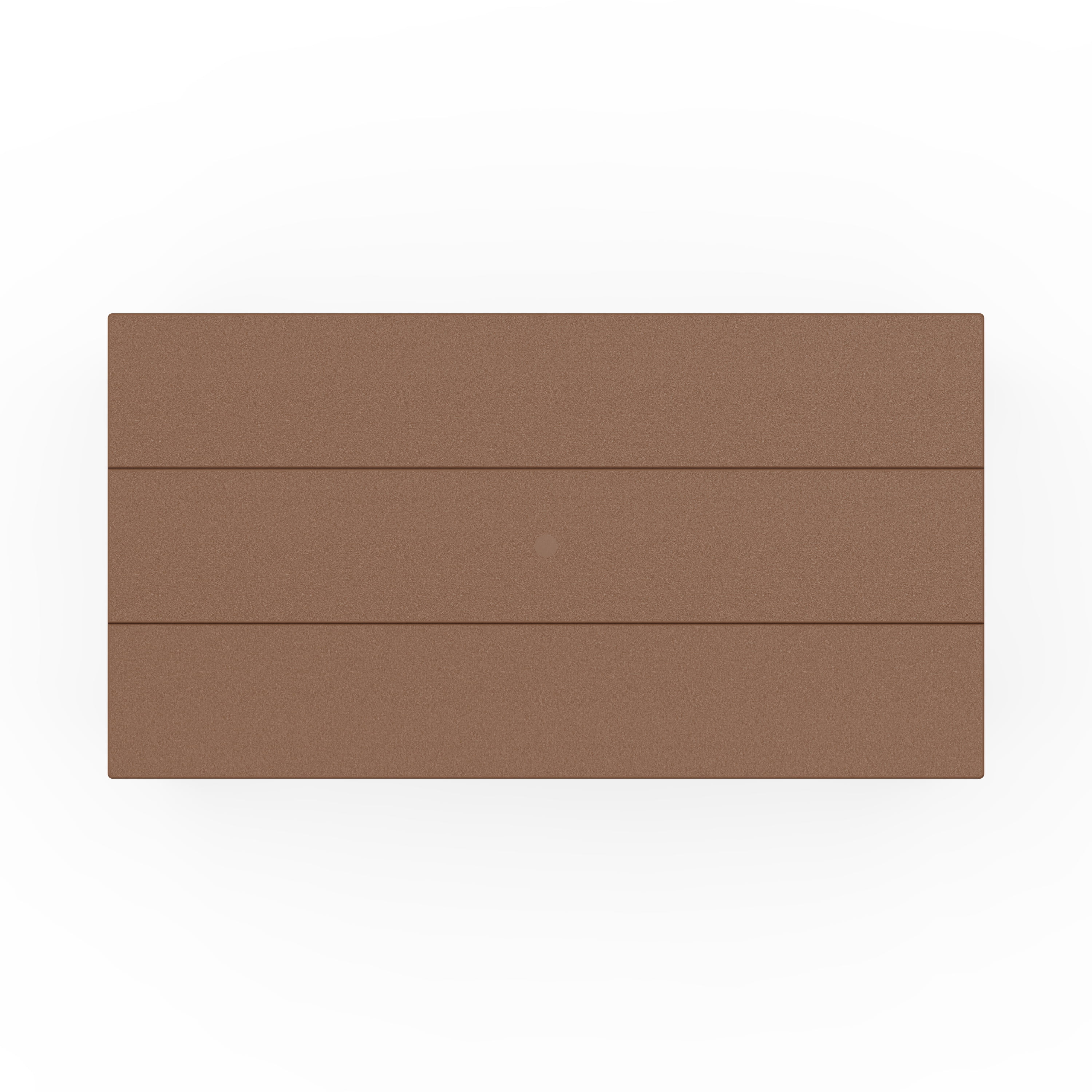 Better Homes & Gardens by POLYWOOD Southlake 34 in x 64 in Outdoor Dining Table, Teak