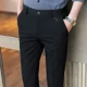 thumbnail image 3 of Pantalones de oficina holgados de negocios para hombre, pantalones casuales sueltos y finos de verano rectos, ropa de sastrería para hombre, venta barata de alta calidad Y2k, 3 of 5