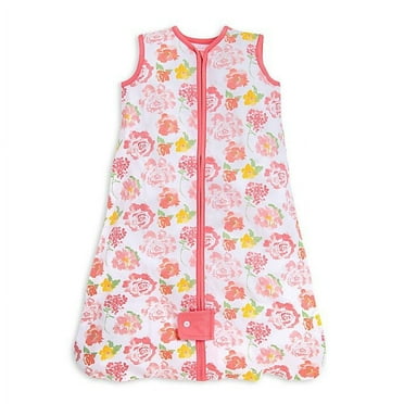 Burt's Bees Baby Beekeeper Size 0-6M Rosy Spring Organic Cotton Wearable Blanket