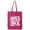 Hot Pink, variant on She's Everything He's Just Ken Cotton Canvas Tote Bag